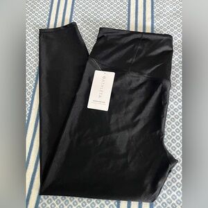 Athleta Elation Shine Black High-Waisted Leggings